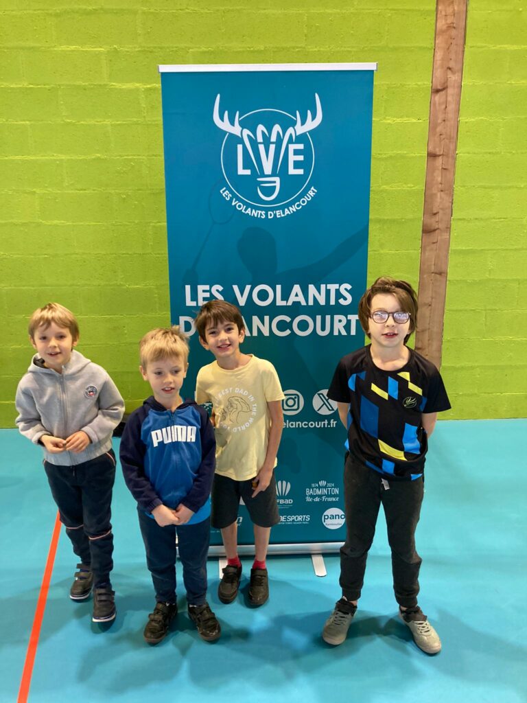 Plateau minibad 1 du comité : 25 novembre 2023