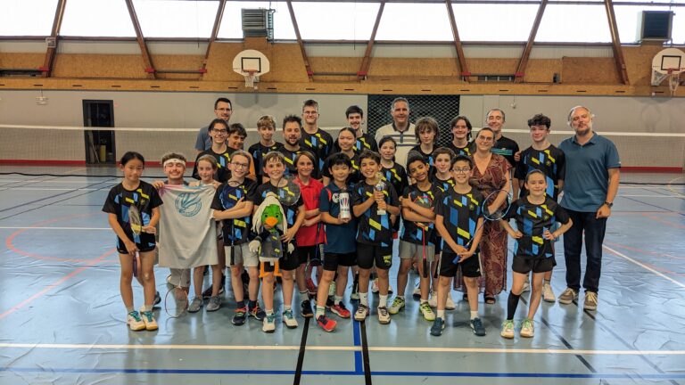 L’ESS Badminton 2ème du trophée départemental jeune