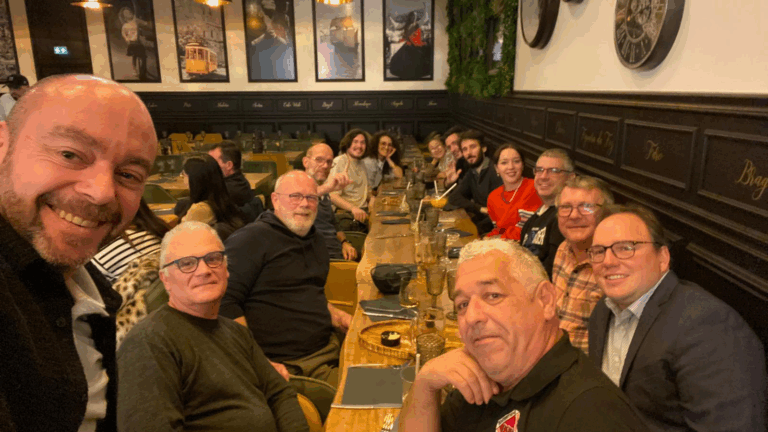 Dîner convivial de la section Loisir au restaurant Saudades